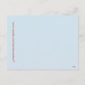 バレンタインデーのユーモアたっぷりカエル王子 シーズンポストカード (裏面)