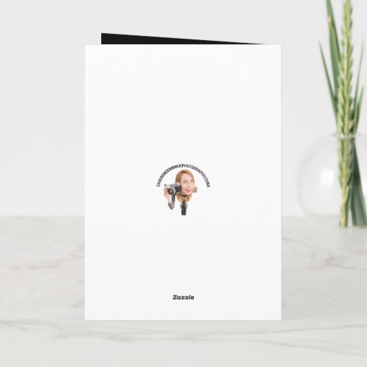 バレンタインデーのユーモア クラウンファニー シーズンカード (裏面)