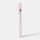 バレンタインデーのユーモラスな黒猫 iPhoneケース (左側面)