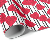 バレンタインデーのラッピング紙 ラッピングペーパー (ロールコーナー)