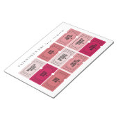 バレンタインデーのラブクーポン |メモ遠くに帳 ノートパッド (アングル)