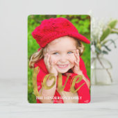 バレンタインデーのラブフォトカード シーズンカード (スタンド正面)