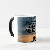 バレンタインデーのラブマグカップ – 愛を飲み干す モーフィングマグカップ (正面左)