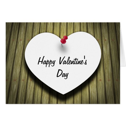 バレンタインデーのラブメッセージハート (正面横)