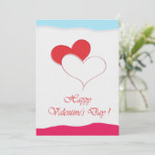 バレンタインデーのラブリーなエレガントなグリーティング シーズンカード (スタンド正面)