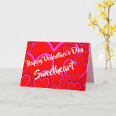 バレンタインデーのラブリーなカード「愛する人へ」 カード (黄色い花)