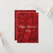 バレンタインデーのラブリーカード カード (正面/裏面インサイチュ)