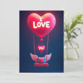 バレンタインデーのラブ＆ハーツコレクション ❤️ シーズンカード (スタンド正面)