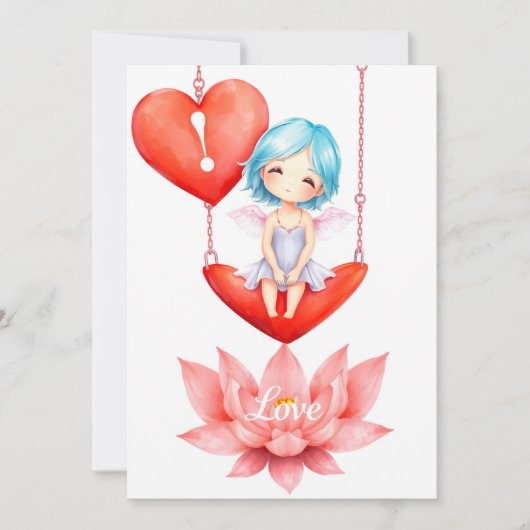 バレンタインデーのラブ&ハーツコレクション ❤️ シーズンカード (正面)