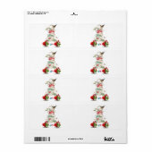 バレンタインデーのラベルヴィンテージ ラベル (フルシート)