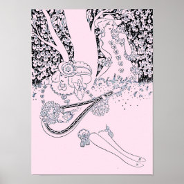 バレンタインデーのロマンス、自然の中で恋愛を楽しむカップル ポスター