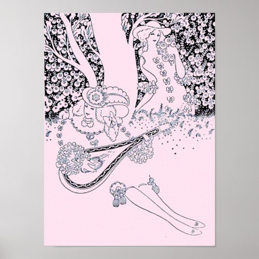 バレンタインデーのロマンス、自然の中で恋愛を楽しむカップル ポスター (正面)