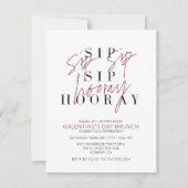 バレンタインデーのワインテイスティング 招待状 (正面)