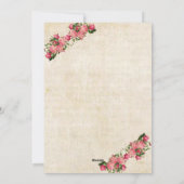 バレンタインデーのヴィンテージカード シーズンカード (裏面)