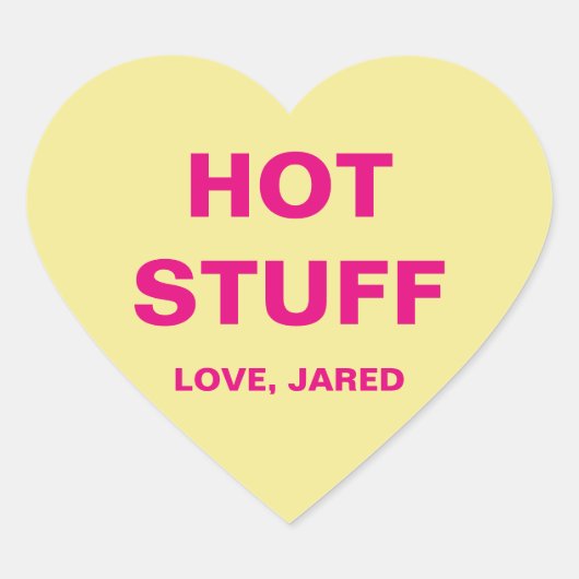 バレンタインデーの会話ハート ハートシール (正面)