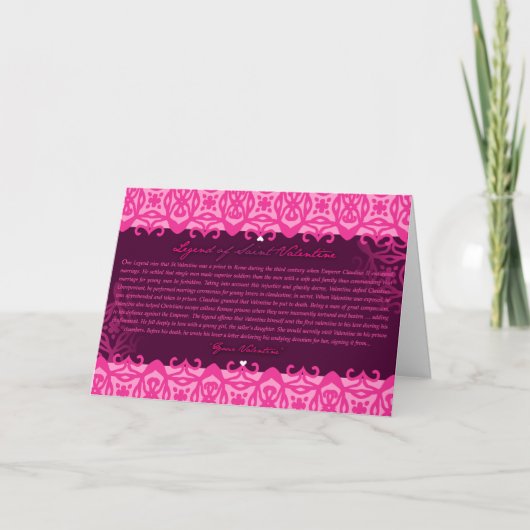 バレンタインデーの伝説 シーズンカード (正面)