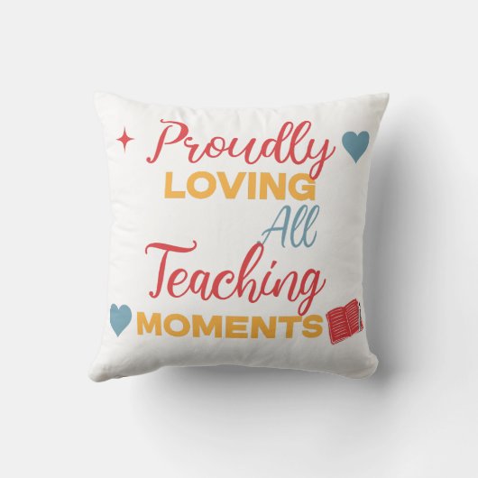 バレンタインデーの先生に対するかわいいプレゼント クッション (裏面)