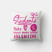 バレンタインデーの先生への素晴らしい贈り物 クッション (正面)