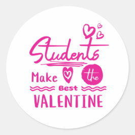 バレンタインデーの先生への素晴らしい贈り物 ラウンドシール