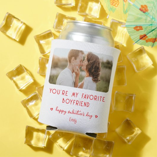 バレンタインデーの写真あなたは私の彼氏お気に入りの 缶クーラー (インサイチュ 夏)