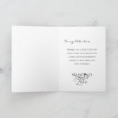 バレンタインデーの写真が大好き カード (内部)