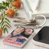 バレンタインデーの写真が大好き キーホルダー (正面右)