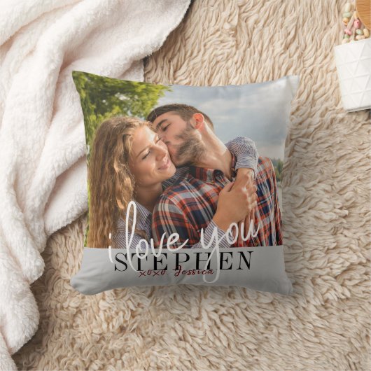 バレンタインデーの写真が大好き クッション (ブランケット)