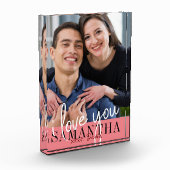 バレンタインデーの写真が大好き フォトブロック (左)