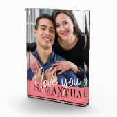 バレンタインデーの写真が大好き フォトブロック (右)