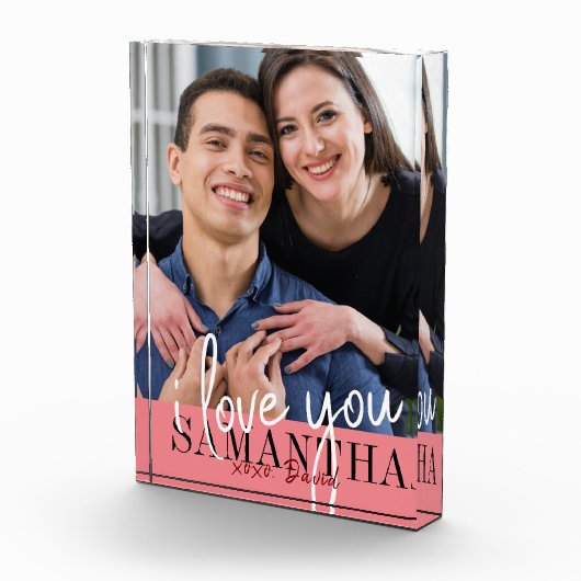 バレンタインデーの写真が大好き フォトブロック (右)