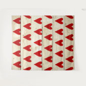 バレンタインデーの写真の背景タペストリー タペストリー (正面(横))