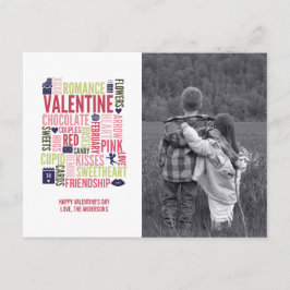 バレンタインデーの写真はがき シーズンポストカード