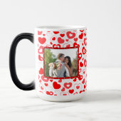 バレンタインデーの写真をカスタマイズする モーフィングマグカップ (左)