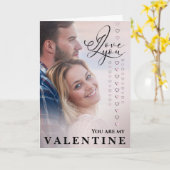 バレンタインデーの写真を愛して カード (黄色い花)