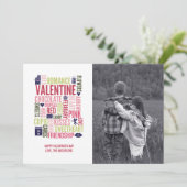 バレンタインデーの写真カード シーズンカード (スタンド正面)