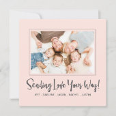 バレンタインデーの写真カード シーズンカード (正面)