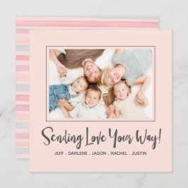 バレンタインデーの写真カード シーズンカード