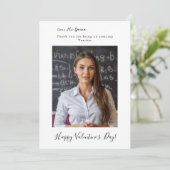 バレンタインデーの写真カードfor Amazing先生 シーズンカード (スタンド正面)