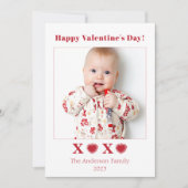 バレンタインデーの写真ハートラブ (正面)