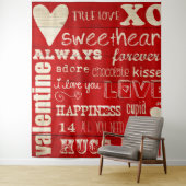 バレンタインデーの写真背景タペストリー タペストリー (インサイチュ)