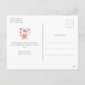 バレンタインデーの写真 シーズンポストカード (裏面)