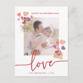バレンタインデーの写真 シーズンポストカード (正面)