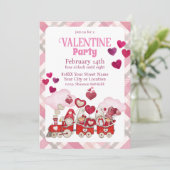 バレンタインデーの列車に乗るノーム 招待状 (スタンド正面)