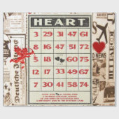 バレンタインデーの包装紙 ラッピングペーパー (フラット)