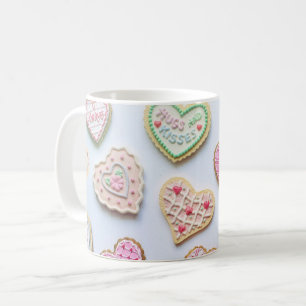 バレンタインデーの友だちハートCookie コーヒーマグカップ