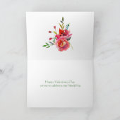 バレンタインデーの友情 カード (内部)