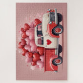 バレンタインデーの古い愛のトラック ジグソーパズル (縦)