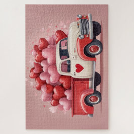 バレンタインデーの古い愛のトラック ジグソーパズル