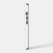 バレンタインデーの可愛いうさぎ iPhoneケース (左側面)