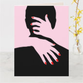 バレンタインデーの夫へ 愛してるよ 特大カード カード (黄色い花)